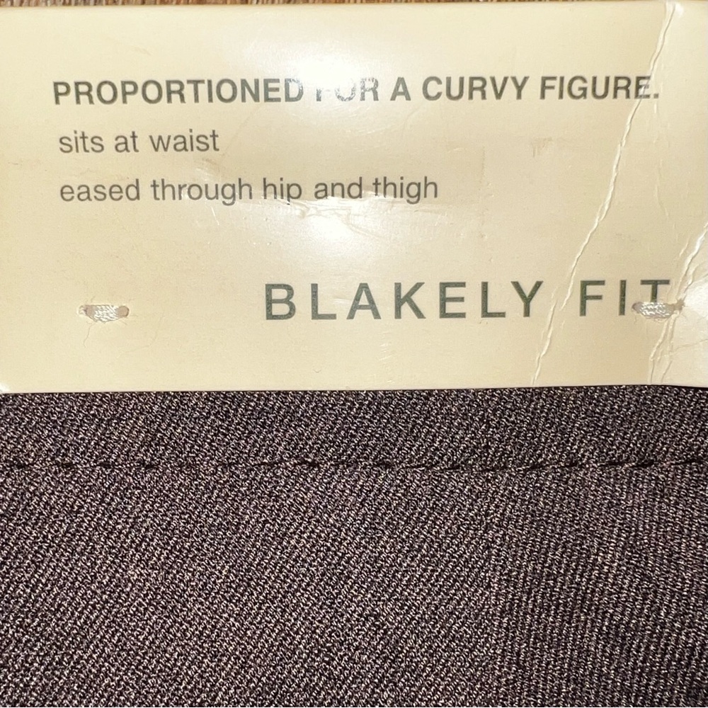 Eddie Bauer Blakely Fit Chocolate Brown Pants Size 10 New With Tags - Picture 6 of 8